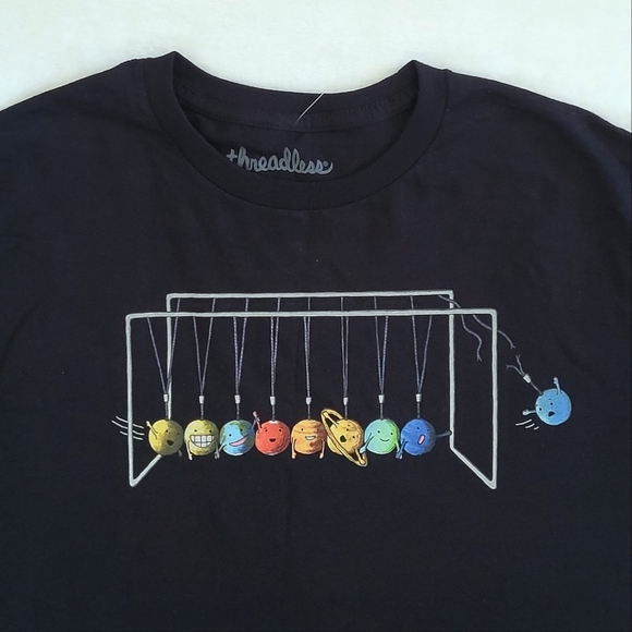 Threadless "Newton's Cradle" Graphic Tee👕 - NWOT - Picture 7 of 12
